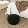 UPHA 15" H Boucle Mushroom shaped Footstool Ottoman for Living Room - 2 of 3