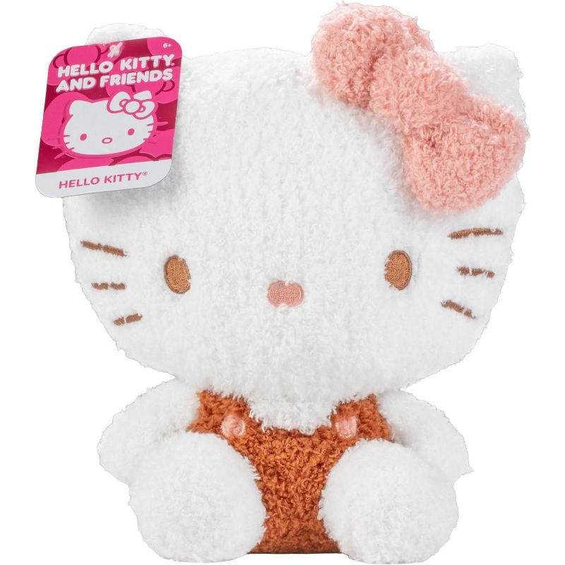 Jazwares Hello Kitty and Friends 8" Hello Kitty Plush - Official Collectible Cute Soft Sanrio Doll Stuffed Animal Toy, 1 of 4