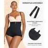 SHAPELLX Shapewear Tummy Control Butt Lifter Panties Faja Body Shaper for Women High Waist Trainer Open Bust Bodysuit—Black 38 - 3 of 3