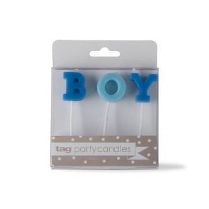 TAG Boy Celebration Candle Set - 1 of 2