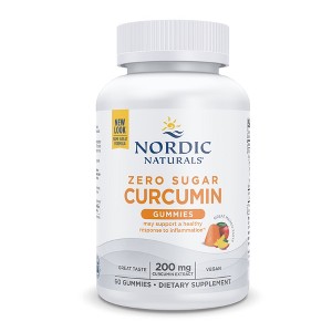 Nordic Naturals Zero Sugar Curcumin Gummies - Natural Antioxidant Gummies, 60 ct - 1 of 4