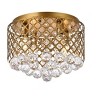 Elegant Lighting Tully 4 lights brass flush mount - 3 of 4