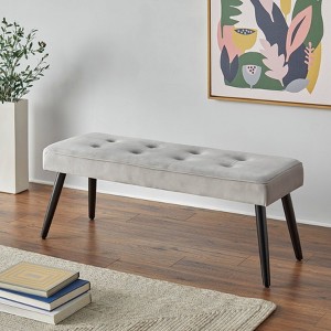 Ellis Velvet Dining Bench - Buylateral - 1 of 4