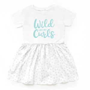 The Juniper Shop Wild Like My Curls Infant Dress - 1 of 4