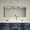 Rectangular Aluminum Framed Wall Bathroom Vanity Mirror - 3 of 4