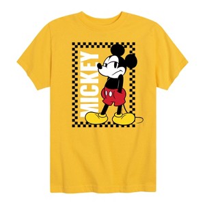 Boys' - Disney - Mickey Checker Frame Short Sleeve Graphic T-Shirt - 1 of 4