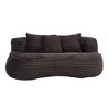 NicBex Corduroy Fabric Bean Bag Chair with Foam and High Back,Oversized Lazy Sofa Chair for Adults and Kids,Modern Lounge Chair for Living Room - 2 of 4
