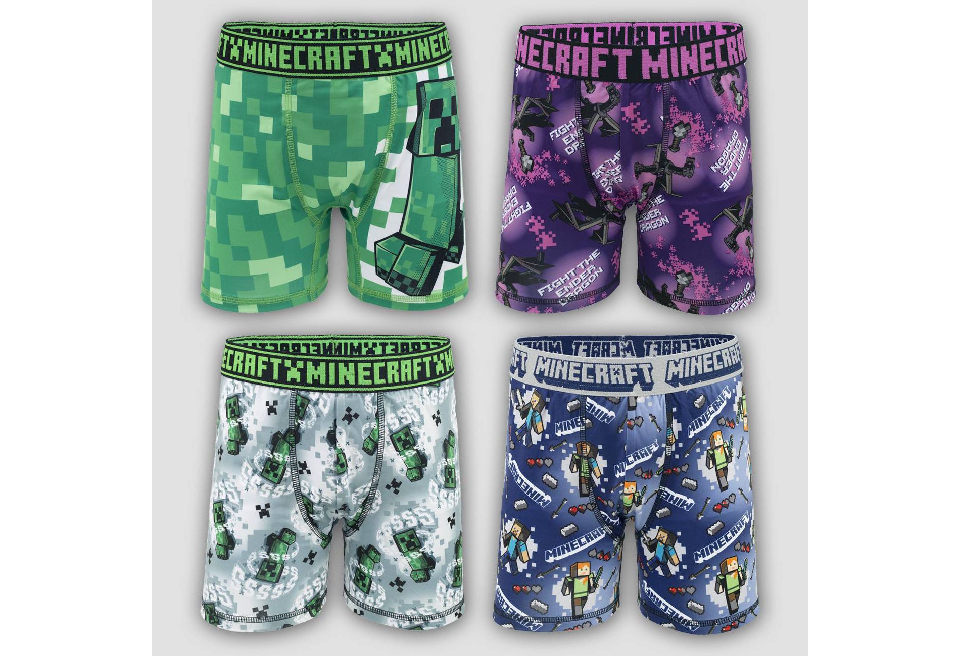Boys' Minecraft 4pk Underwear - 10