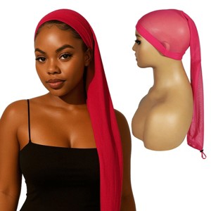 Labhairs Hairweave Sleeve for Locs, Lightweight & Breathable Drawstring Cap for Braids, Dreadlocks, Wig Styling & Protective Hair Care - 1 of 4