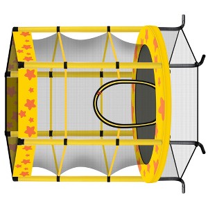 Whisen 55" Kids Trampoline, Safe Padded Frame, Stable Structure, Superior Bounce for Kids’ Fun - 1 of 4