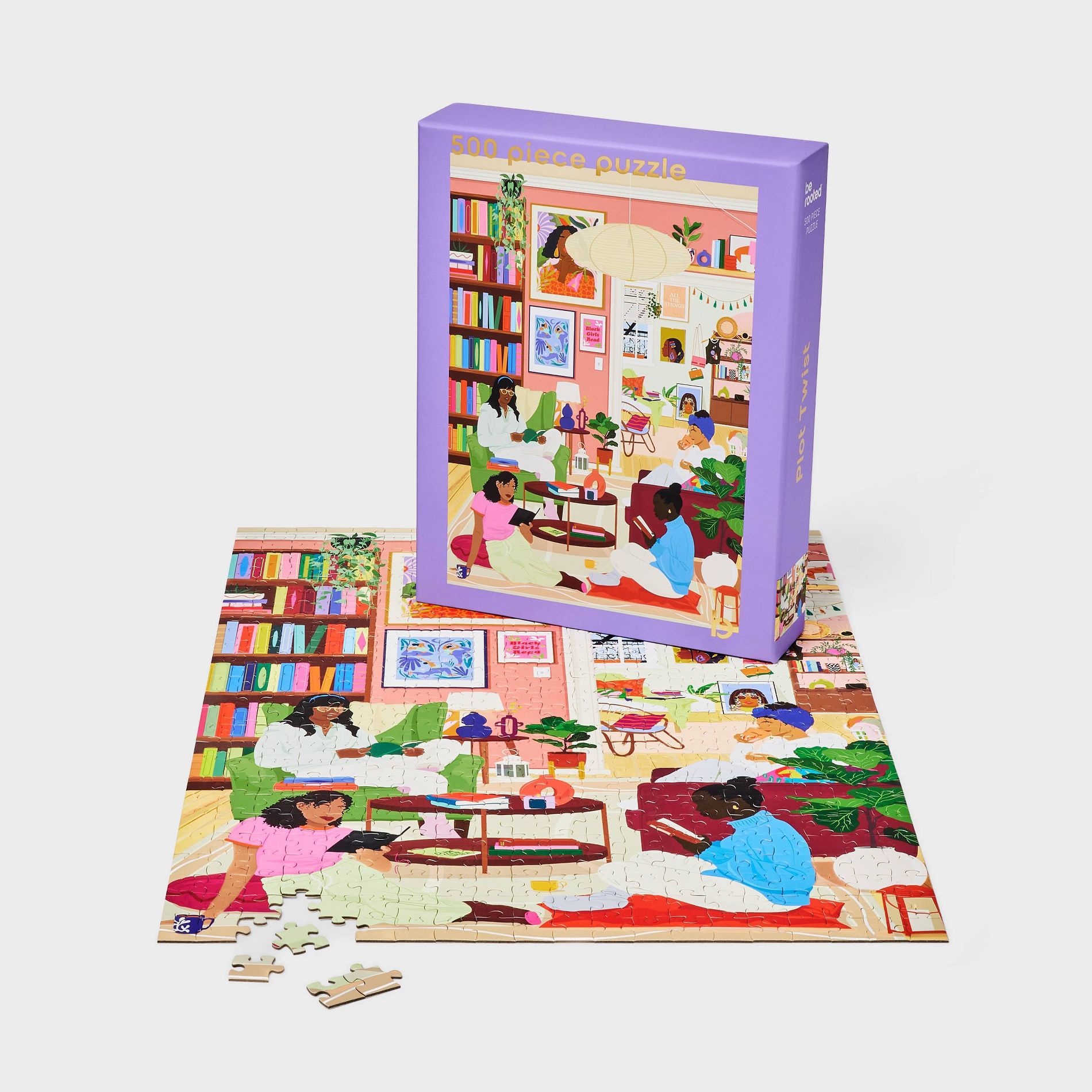 Black History Month Puzzle Book Club 500pc