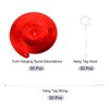 Unique Bargains Party Hanging Decoration PVC Plastic Ceiling Streamers 30 Pcs - 3 of 4