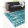 Unique Loom    Lennon Zal Area Rug - 4 of 4