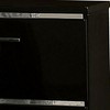 Royal Hampton Two Drawer Nightstand with USB Charger, Chrome, Black - 2 of 4