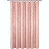 Kate Aurora Serena Elegant Jacquard Woven Fabric Shower Curtain - Standard Size - 3 of 4
