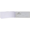 Best Paper Greetings 50-Sheet Gift Certificate Book for Gift Giving, 8.5 x 3.5 in - 3 of 4