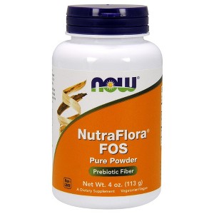 Nutra Flora FOS by Now Foods  -  4 oz Powder - 1 of 2