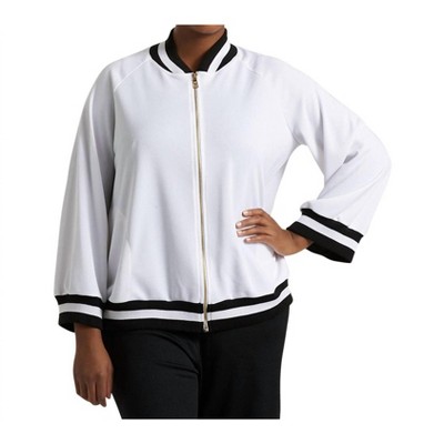 Women's Plus Size Hudson Bomber Jacket - Always for Me 1X