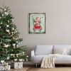Stupell Industries Holiday Stacked Gift Car Black Floater Framed Canvas Wall Art - 2 of 4
