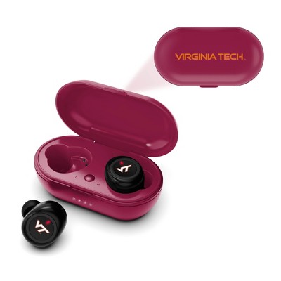 NCAA Virginia Tech Hokies True Wireless Bluetooth Earbuds