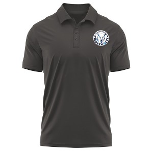 Northwood University Adult Polo Left Chest Logo, Athletic Heather - 1 of 4