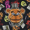 Five Nights at Freddy's Hat Youth AOP Freddy Chica Bonnie Foxy OSFM Adjustable Snapback Baseball Cap Multicolored - 3 of 4