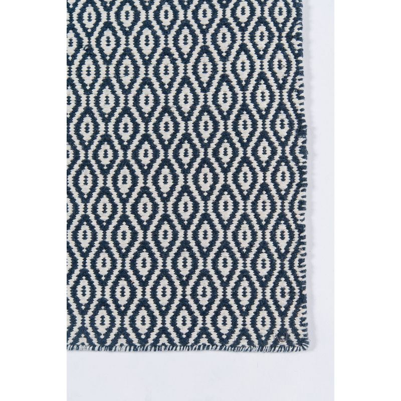 Newton Davis Hand Woven Recycled Plastic Indoor/Outdoor Rug Navy - Erin Gates by Momeni, 4 of 10