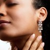 Ross-Simons Rhodium-Plated Chandelier Earrings With 10.30 ct. t.w. Czs - 2 of 3