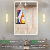 Alita LED Bathroom Medicine Cabinet with Mirror, 3-Mode Dimmable Light, Anti-Fog, Memory Function, Outlet - 4 of 4