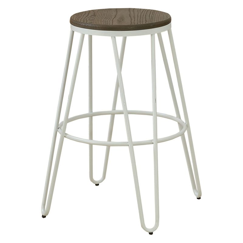 Set of 2 Puckard Contemporary Counter Height Barstools - HOMES: Inside + Out, 1 of 5