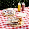 Stockroom Plus 200 Pack Individual Hot Dog Foil Wrappers for Food Trucks, Concession Stands, Restaurants, Fairs (3.7 x 9 In) - 2 of 4