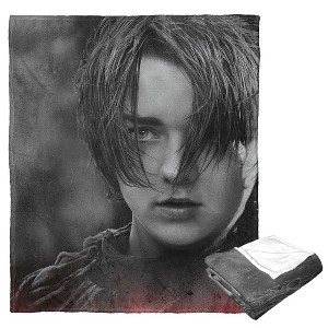 Warner Bros. Game Of Thrones Arya Season 4 Silk Touch Throw Blanket 50x60 Inches - 1 of 4
