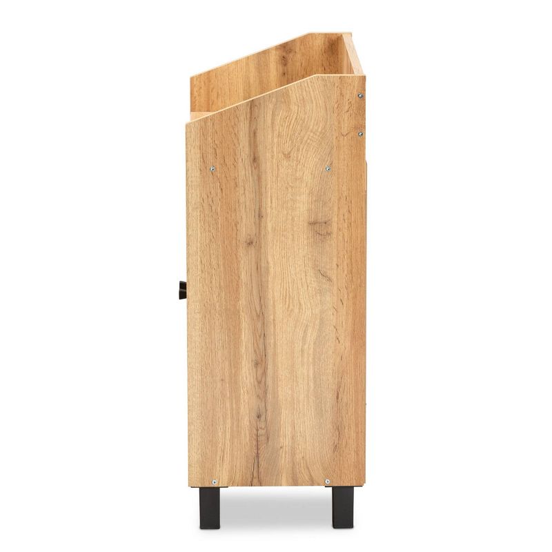 Rossin Wood 2 Door Entryway Shoe Cabinet - Baxton Studio, 5 of 11