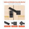 VEVOR Flip Gate Latch, Metal Heavy Duty Gate Latches, Flip Latch Hardware with Hardness, 360° Rotating Latches, Matte Powder Coating Finish, Black - 3 of 4