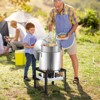 VEVOR 80 Qt Seafood Boiling Kit with Strainer, Outdoor Seafood Boil Pot and Basket, Cooking Set for Crab Crawfish Lobster Boiling, Silver - 2 of 4