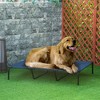 PawHut 48" x 36" Elevated Breathable Dog Bed Portable Pet Cot w/ Carry Bag Metal Frame Breathable Mesh Indoor and Outdoor - 3 of 4