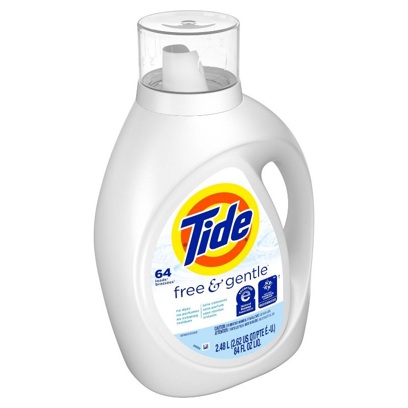 Tide Free Liquid Laundry Detergent - 84 fl oz, 5 of 14