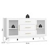 CuisinSmart 56'' Buffet Cabinet Sideboard with Fluted Glass Doors+Gold Handles, Coffee Bar Cabinet with Adjustable Shelves, for Dining&Living Room - 2 of 4