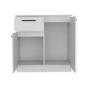 NicBex Modern Wooden Dresser with 3 Spacious Drawers and 1 Door Minimalist Closet Storage for Bedroom, Living Room, Hallway - 4 of 4