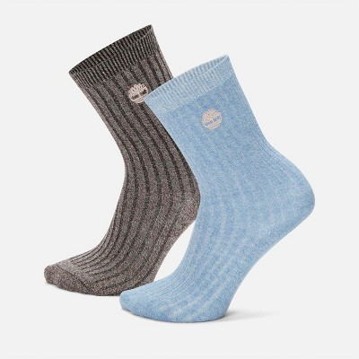 Timberland Women's 2-Pack Ribbed Socks