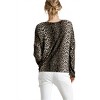 Women's Tie Front Leopard Top - umgee - 3 of 4