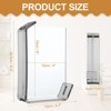 Unique Bargains Acrylic Wall Tabletop Display Floating Single Image Frame Stand - 2 of 4