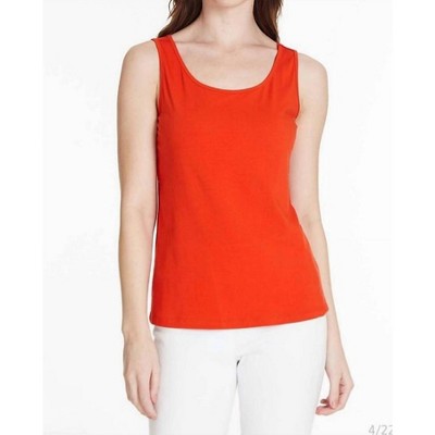 Women's Double Scoop Neck Tank Top - Multiples