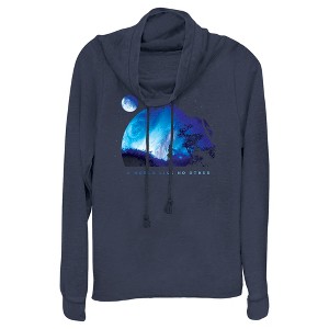 Juniors Womens Avatar Neytiri A World Like No Other Cowl Neck Sweatshirt - 1 of 4