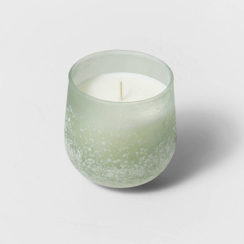 Serenity Fashion Salted Glass Wellness Jar Candle Green - Casaluna™, 1 of 11