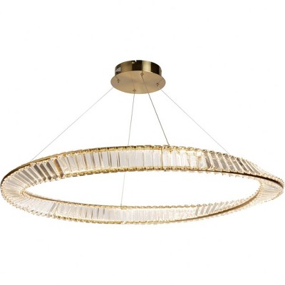 Artcraft Lighting Stella 1 - Light Pendant in  Brushed Brass