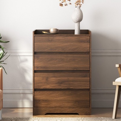 NicBex Modern Minimalist 6-Drawer Dresser Cabinet without Handle,Wooden Chest of Drawers for Bedroom,Living Room,Hallway