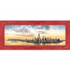 PosterPalooza | Panoramic Shabby Chic Red Picture Frame - UV Acrylic, Foam Board Backing, Hanging Hardware - 4 of 4