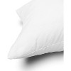 Attop Throw Pillow Inserts, Set of 4 Lightweight Down Alternative Polyester Pillow, Couch Cushion, Sham Stuffer, Machine Washable. (White, 18x18) - 3 of 4