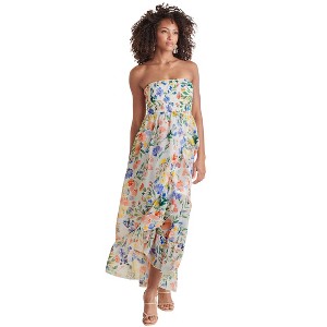 VENUS Womens Strapless Ruffle Maxi - 1 of 3